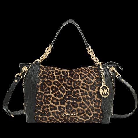 michael kors leopard handbag